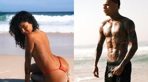 Imagem MC Cabelinho curte show de Justin Bieber com modelo após término com musa de escola de samba