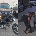Imagem Moto de entregador agredido a socos e "capacetadas" é apreendida em casa no Poço; mulher é detida