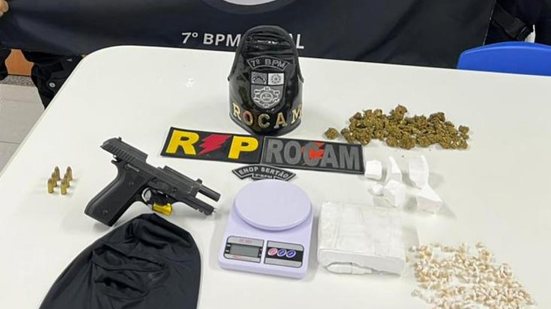 Semana tem apreensão de drogas e armas em Alagoas - Foto: Ascom PM