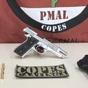 PM prende homem por posse irregular de arma de fogo em Maribondo - Ascom PMAL