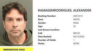 EUA divulgam imagem de Alexandre Ramagem preso - Site do Corrections Department Orange Country