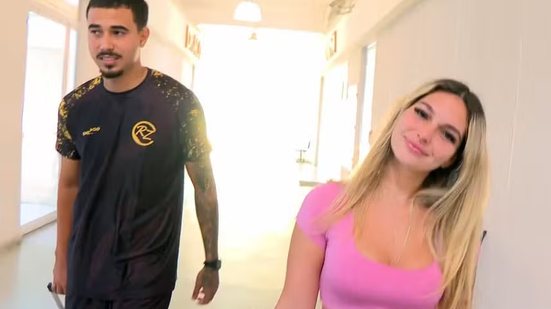 Tanan Antony Sant’Anna Machado e Laryssa de Souza Gonçalves - Reprodução/TV Globo