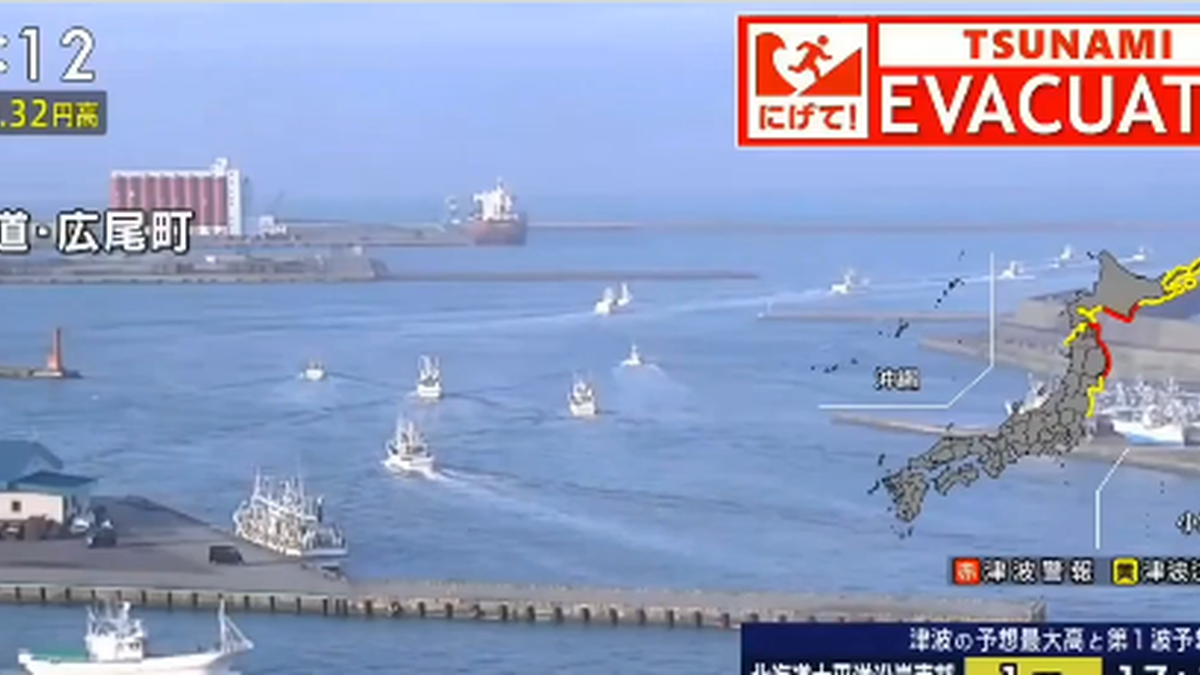 Vídeos: terremoto de magnitude 7,5 atinge Japão e gera alerta de tsunami