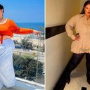 A dançarina diz estar pesando 99kg após um ano da cirurgia - Reprodução / Thais Carla no Instagram