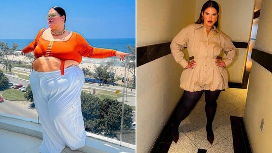 A dançarina diz estar pesando 99kg após um ano da cirurgia - Reprodução / Thais Carla no Instagram