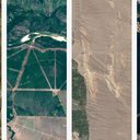 Nova ferramenta da NASA, 'Your name in Landsat' permite reproduzir seu nome com imagens de satélite. Na imagem, a adaptação do TNH1 (foi utilizado a letra 'i' no lugar do '1', já que a ferramenta não aceita numeral) - Reprodução / Nasa