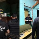 Suspeito tentou destruir celular e foi autuado em flagrante por fraude processual - Foto: Cortesia/PCAL