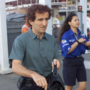 Alain Prost no primeiro dia de treino livre no autódromo de Interlagos, em São Paulo (SP), em 2001 - Evelson De Freitas / Folhapress