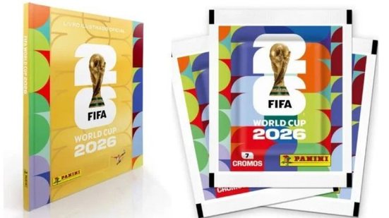 A Panini precisará atualizar as figurinhas do álbum da Copa do Mundo de 2026 após o anúncio oficial dos convocados para a seleção brasileira - Divulgação / Panini