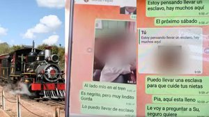 Argentino é detido em MG após tirar foto de criança negra e encaminhar com mensagem racista: 'Posso levá-lo como escravo' - Reprodução / TV Globo