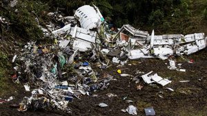 LA UNIÓN, COLÔMBIA, 01.12.2016: CHAPECOENSE-ACIDENTE - Local da queda do avião da LaMia, com o time da Chapecoense, no morro Cerro Gordo na cidade de La Unión na Colômbia. O acidente deixou 71 pessoas mortas e seis feridos - Adriano Vizoni / Folhapress