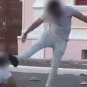Cenas de violência foram registradas nas ruas do Jaraguá - Reprodução / Redes sociais