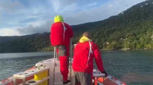Bombeiros e Marinha fazem buscas por homem que desapareceu após passeio de moto aquática em Ilhabela - Divulgação / GBMar