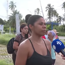 Protesto por desaparecido em Ipioca foi suspenso após intervenção da PM - Foto: Reprodução/TV Pajuçara