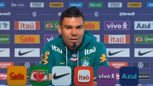 Casemiro falou com a imprensa nesta quinta-feira - Reprodução / CBF TV