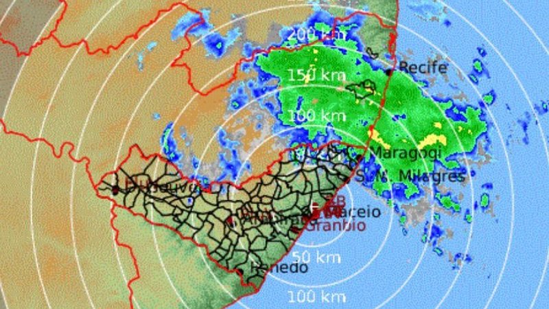 Cavado traz chuvas intensas ao Litoral e Zona da Mata de Alagoas; Sertão terá calor de 33°C — image 1