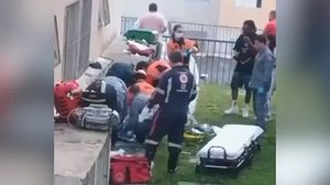 Criança de 3 anos cai do 4º andar de prédio e é internada em estado grave - Reprodução