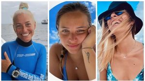 Da esq. para a dir.: Monica Montefalcone, Giorgia Sommacal, filha de Monica, e Muriel Oddenino, vítimas de acidente nas Maldivas - Reprodução / Redes sociais