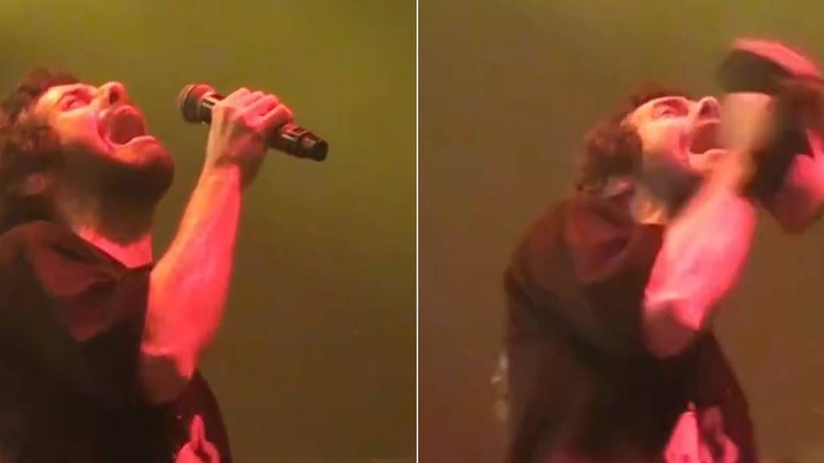 Diogo Defante desabafa após ser atingido por sapato durante show\u003B veja vídeo
