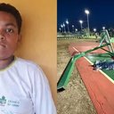 Felipe Aragão de Oliveira, de 14 anos, morreu depois que uma estrutura de cesta de basquete caiu sobre ele, em Rio Verde - Reprodução / Instagram Colégio Estadual Eurico Veloso do Carmo | Divulgação/ Delegado Adelson Candeo