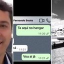 Print de tela de conversa entre Fernando Souto e o Iago Pereira - Reprodução