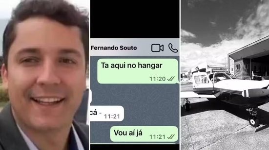 Print de tela de conversa entre Fernando Souto e o Iago Pereira - Reprodução