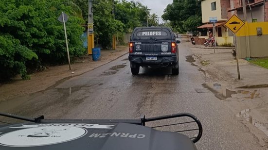 Polícia havia sido acionada para investigar festa de suposto integrante de facção criminosa - Foto: Ascom PM