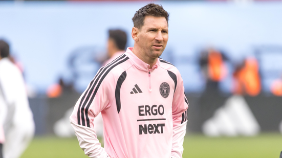 Messi, do Inter Miami, durante partida contra o New York City FC (22/03) - Código19 / Folhapress