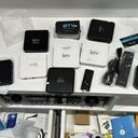 Modelos ilegais de TV box apreendidos durante operação da Anatel - Divulgação / Anatel