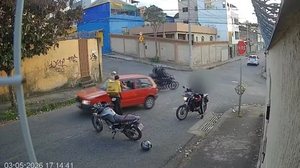 Motorista leva soco durante briga no trânsito, bate carro e morre em BH - Reprodução / Record Minas