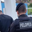 Suspeito já acumula duas passagens pela polícia por envolvimento em homicídios. - Foto: Ascom PM