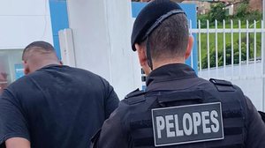 Suspeito já acumula duas passagens pela polícia por envolvimento em homicídios. - Foto: Ascom PM