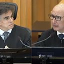 Os ministros do TST Luiz Philippe Vieira de Mello Filho e Ives Gandra Martins Filho - Reprodução / YouTube TST