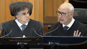 Os ministros do TST Luiz Philippe Vieira de Mello Filho e Ives Gandra Martins Filho - Reprodução / YouTube TST