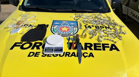 3º e 14º Batalhões registraram os flagrantes de tráfico em Limoeiro de Anadia e Colônia Leopoldina - Foto: Ascom PM