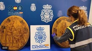 Polícia espanhola recupera pinturas desaparecidas há quase um século - Reprodução / Polícia Nacional da Espanha