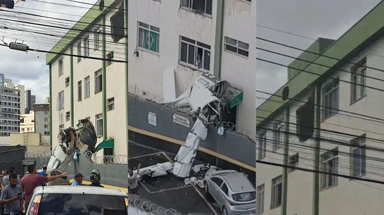 Imagem Bombeiros confirmam duas mortes após queda de avião em BH