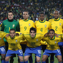 Pôster do Brasil antes do jogo contra o Chile pelas oitavas da Copa do Mundo 2010 - Folhapress / Folhapress