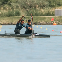 Gabriel Assunção e Jacky Godmann vão ao pódio no C2 500m - Foto: braca_paddles