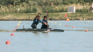 Gabriel Assunção e Jacky Godmann vão ao pódio no C2 500m - Foto: braca_paddles