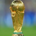 A taça na final da Copa do Mundo FIFA Qatar 2022, no Estádio Lusail - DiaEsportivo / Folhapress