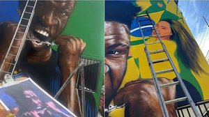 Virginia é retirada de mural da Copa após término com Vini Jr. - Reprodução