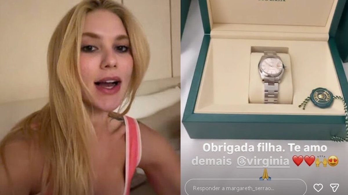 Mãe de Virginia se emociona ao ganhar presente de R$ 54 mil da filha: ‘Maravilhoso’
