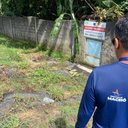 Efluentes sem tratamento são provenientes de condomínio da região e estavam sendo jogados diretamente no Riacho do Silva - Foto: Ascom Iplam
