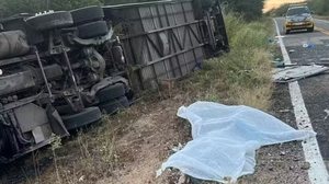 Acidente de ônibus com equipe de basquete deixa mortos no Ceará - Reprodução