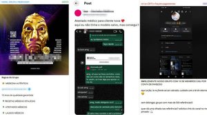 Atestados médicos falsos são vendidos por R$ 40 no WhatsApp e no Telegram - Reprodução