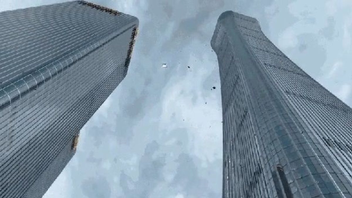 Aeronave de pequeno porte colide com prédio mais alto de Pequim