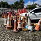 DMTT apreende cones e cavaletes utilizados indevidamente