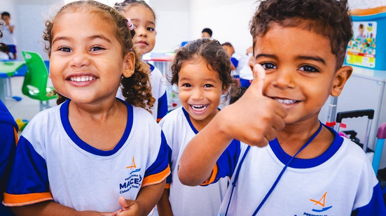 Crianças matriculadas em Gigantinhos - Secom Maceió