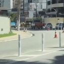 DMTT inicia instalação de balizadores viários na avenida João Davino - Reprodução / Redes sociais